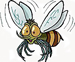 Bild på ett bi